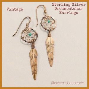 💘Sterling Silver Dreamcatcher Earrings
